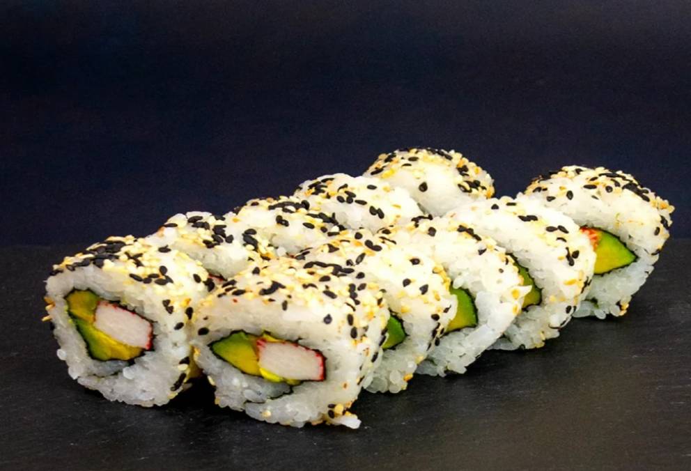 Sushi de Pollo Kumai y Envuelto en Sésamo
